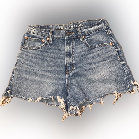 American Eagle Outfitters Highest Rise 90s Boyfriend Cut Off Vintage Shorts 6 - Picture 1 of 9